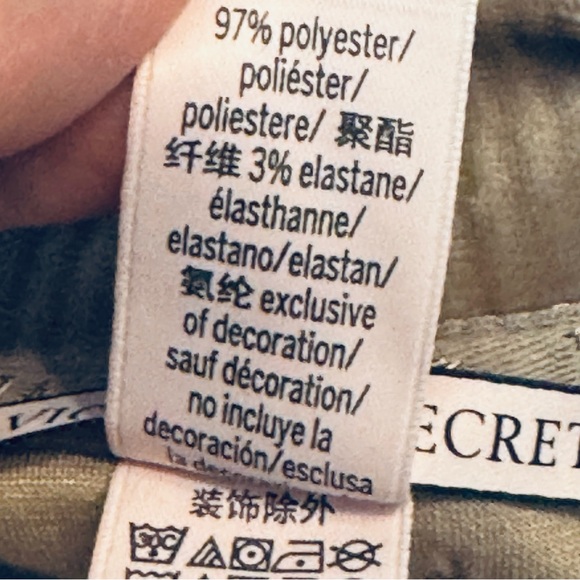 Victoria's Secret Gray Velour Ribbed Top Wide Leg Pants Women’s suit Lounge L - Picture 13 of 14